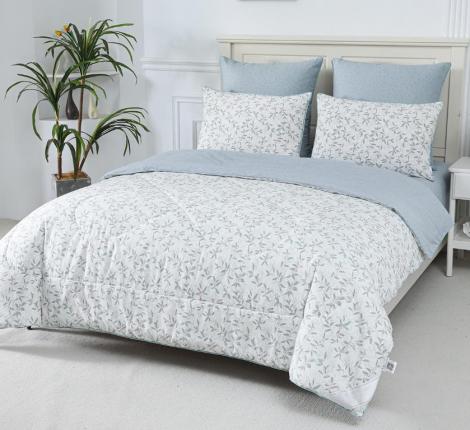 Постельное белье с одеялом "Sofi de Marko" Ришелье №56 Сатин, 1,5 спальный