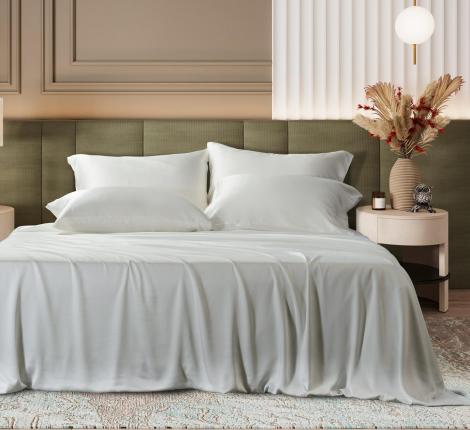 Постельное бельё Sharmes "Bamboo" 1,5 спальный, белый