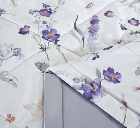 Постельное белье с одеялом "Asabella" 2370-2OSP Мако-Сатин, Семейный