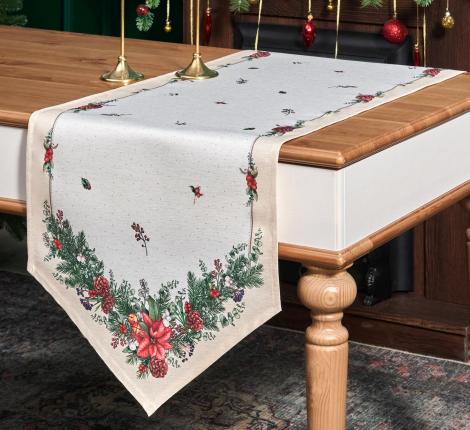 Дорожка на стол "CELEBRATION" 45х145 см, бежевый