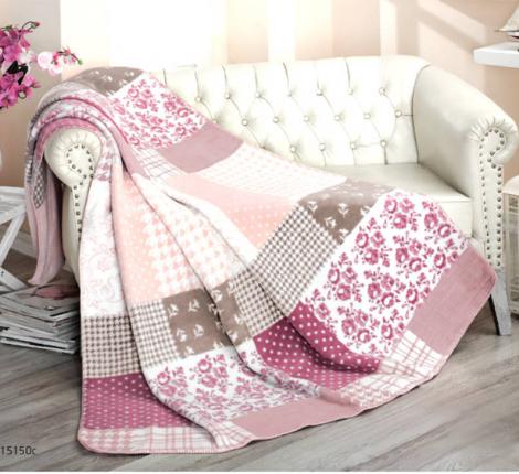 Плед хлопковый Райтекс "КАНТРИ РОЗА", 150х200