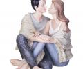 Статуэтка "ПАРА" серия "LOVE STORY", 13*15*16 см