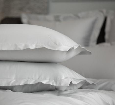 Простыня на резинке "ASH GREY ALLURE GRASS" Мако-Сатин, 200х200х40