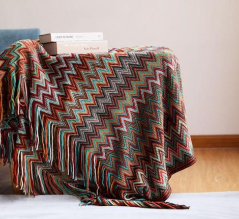 Плед вязаный PA-5, 170х200