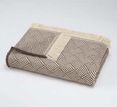 Плед CROCUS 140х200, коричневый