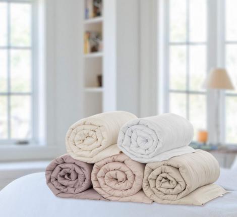 Наволочка "Sofi de Marko" Тиффани (светло-бежевая) Страйп-Сатин, 70х70