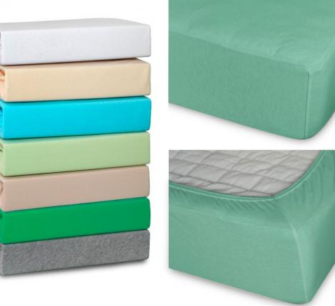 Простыня трикотажная на резинке "Cleo" 14/007-TP, 140х200х25