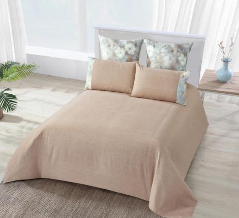 Постельное бельё "KARTEKS" жаккардовый сатин АКВАРЕЛЬ CVP 08, Евро