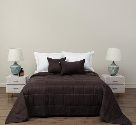 Покрывало "Sofi de Marko" Доминико (шоколад) Канвас, 240х260