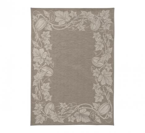 Полотенце кухонное Leitner "KURBIS" 50х70 лён-жаккард, коричневый