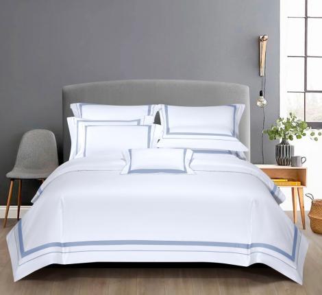 Постельное белье "Asabella" 2228-6 Сатин ДеЛюкс, Евро