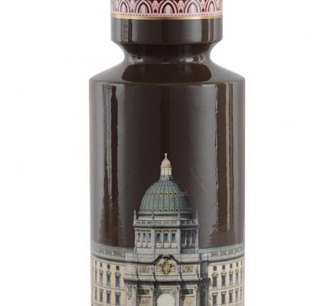 Ваза "BERLIN PALACE" (коричневый) керамика, высота 33 см