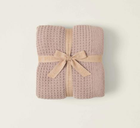 Плед "Barefoot Dreams" CC WAFFLE, 137х183 (розовый)