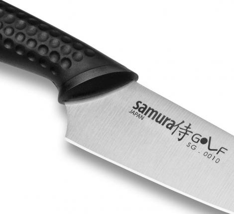 Нож кухонный &quot;Samura GOLF Stonewash&quot; овощной 98 мм (с тату)