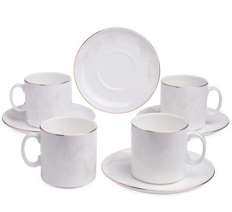 Чайный набор "МЕДИССОН" на 4 персоны, 8 предметов (270 мл)