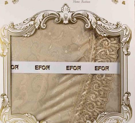Скатерть EFOR KDK 160x220, капучино