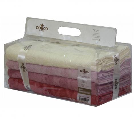 Набор бамбуковых полотенец "DO&CO" 70*140 (1/4 шт.) VICTORI