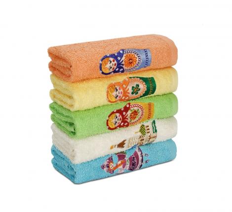 Набор бамбуковых полотенец "LOVIN HOME" Маша и медведь 3шт.(30*50, 50*90, 70*140), белка+заяц