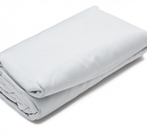 Простынь на резинке "Blanc des Vosges" перкаль, 180х200х30 blanc (белый)