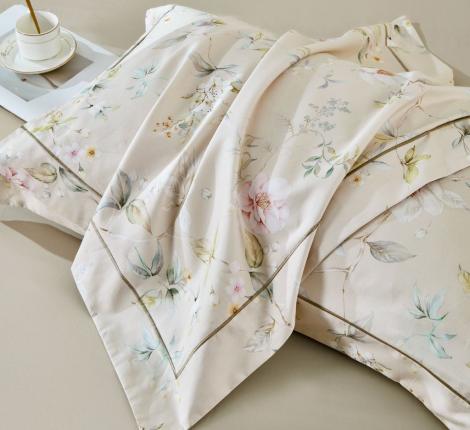 Постельное белье с одеялом "Asabella" 2254-OSPS Мако-Сатин, 1,5 спальный