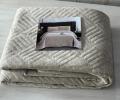 Покрывало велюровое "COVERLET" (светло-бежевый), 220х240