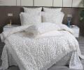 Постельное белье с одеялом "Kazanov.A." Шармель (айвори) Сатин, Евро