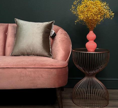 Полушка декоративная "Sofi de Marko" Амадис (кофе) Велюр, 45х45