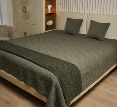 Покрывало Luxberry "TREE BARK" 200x220, зелёный