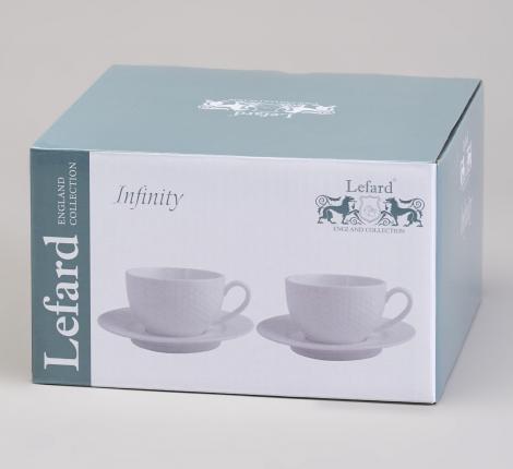 Чайный набор "INFINITY" на 2 персоны, 4 предметов (230 мл)