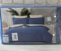 Постельное бельё EFOR SATEN KREM/A.MAVI (кремово-голубой), Евро