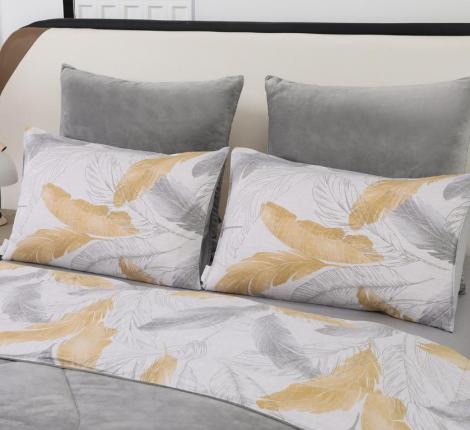 Постельное белье с одеялом "Sofi de Marko" Роберто №1 Велюр/Сатин, 1,5 спальный