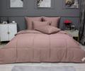 Постельное белье с одеялом "Kazanov.A." Шеффилд (пыльная роза) Сатин, Евро