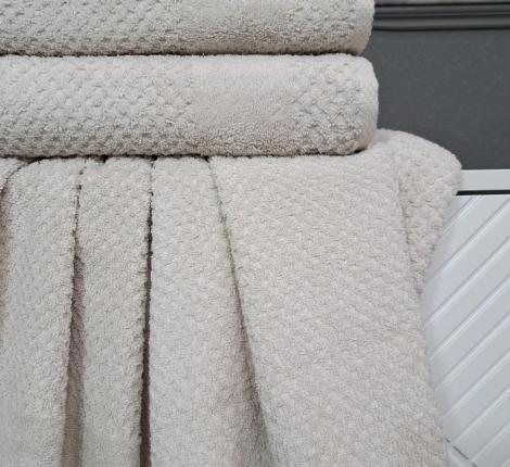 Комплект махровых полотенец "Kazanov.A." Gabriel (крем), 50х90+70х140