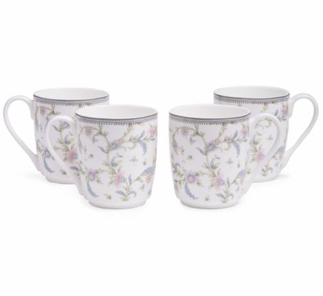 Набор кружек 4 шт. "GARDEN", 330 мл