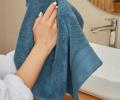 Полотенце для рук  Шанти 41х76, темно-бирюзовый