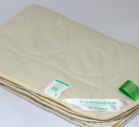 Одеяло лёгкое Лежебока "ЛЁН и БАМБУК", 200х220
