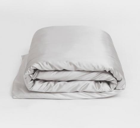 Пододеяльник "SILVERY GREY GRASS" Шёлк, 200х220