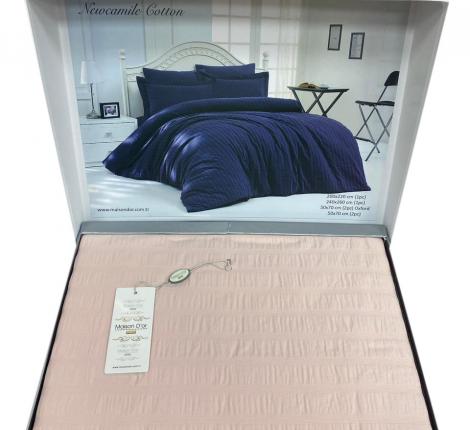 Постельное бельё "Maison D'or" NEW CAMILLE Жатый сатин Евро, пыльная роза