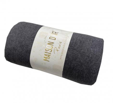 Простыня на резинке махровая с наволочками "Maison D'or" DUZ (антрацит), 100х200