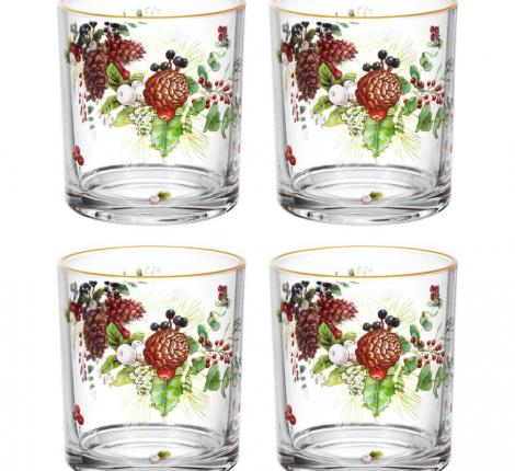 Набор стаканов 4 штуки "CELEBRATION", 320 мл