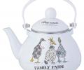 Чайник эмалированный "FAMILY FARM", 1,3 л