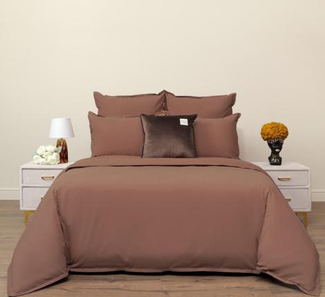 Постельное бельё "Sofi de Marko" Саммер (коричневый) Варёный хлопок, 1,5 спальный