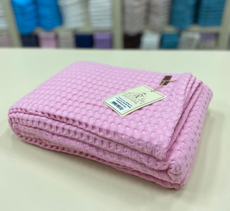 Покрывало вафельное "QUALITY" 200х240, розовый