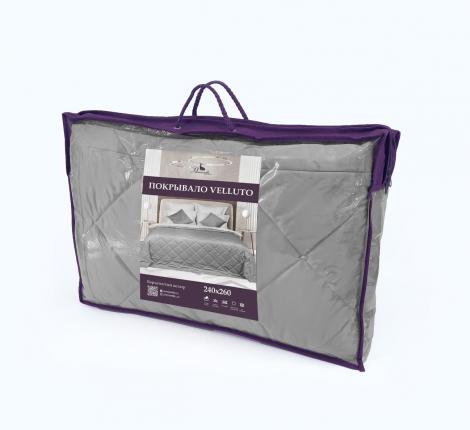 Покрывало Primavelle "VELLUTO" 240х260, Графит