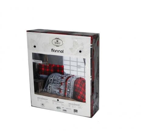 Постельное бельё "DO&CO" FLANNEL WINTER (бежевый), Евро