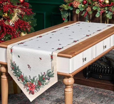 Дорожка на стол "CELEBRATION" 45х145 см, бежевый