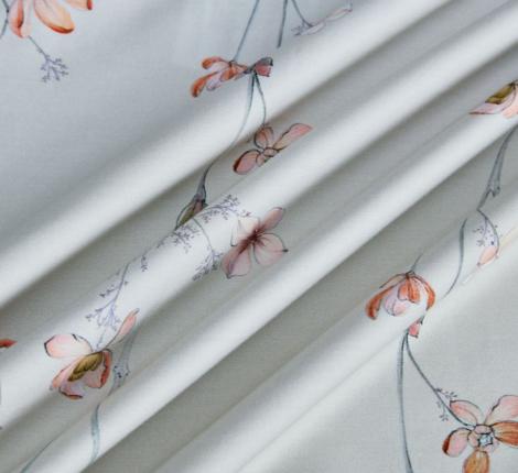 Постельное белье с одеялом "Asabella" 2119-OSPS Мако-Сатин, 1,5 спальный