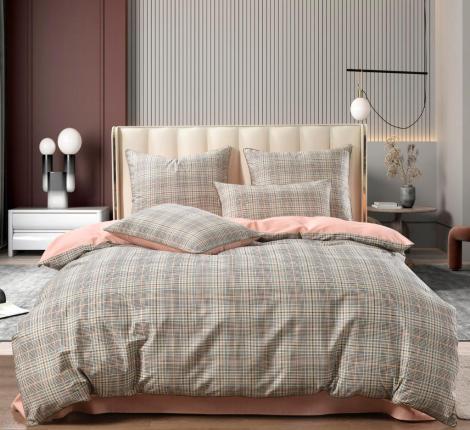 Постельное белье "Sofi de Marko" Лавр (розовый) Сатин, Семейный