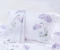 Постельное белье с вышивкой "Asabella" 2260-6 Мако-Сатин, Евро