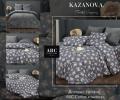Постельное белье с одеялом "Kazanov.A." Долорес (графит) Велюр/Egypt Cotton, Евро